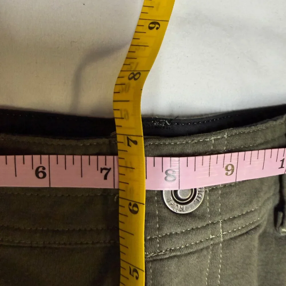KÜHL Women’s Krush‎ Cargo Pants Size 2 Olive Green Hiking EUC